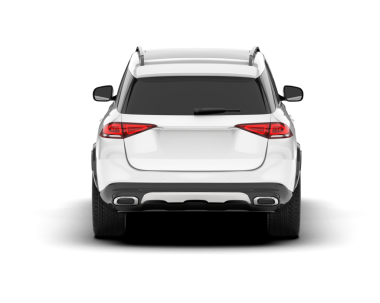 Araba geri görüşü. arabanın gerçekçi vektör illüstrasyonu