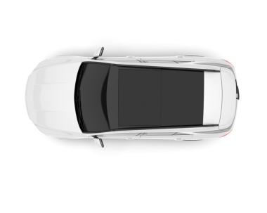 beyaz arkaplanda izole edilmiş araba, 3 boyutlu görüntüleme