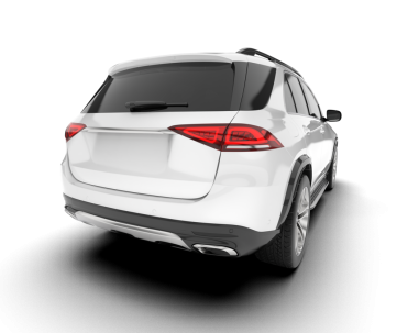 Beyaz arkaplanı olan araba