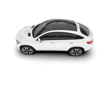 Modern araba izole edilmiş. yüksek kaliteli resimleme