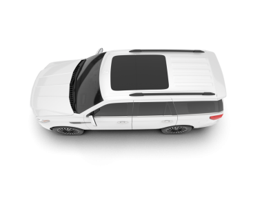 modern araba beyaz arkaplanda izole edildi