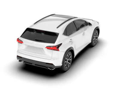 araba gri arkaplanda izole edildi