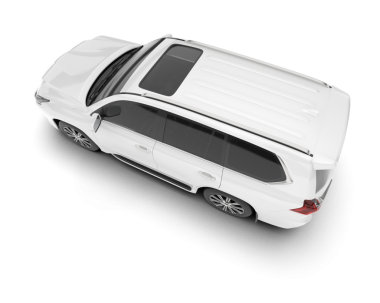 Modern lüks araba beyaz zemin üzerine.