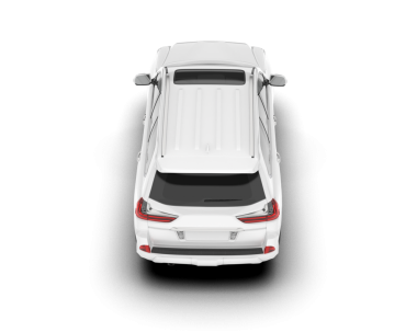 Modern araba manzarası. 3d oluşturma