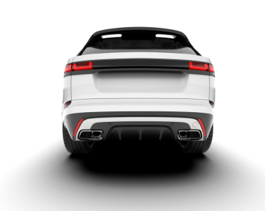 gerçekçi araba arka görünümü