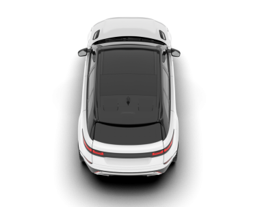 araba beyaz arkaplanda izole edildi.