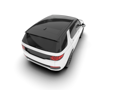 araba beyaz arkaplanda izole edildi