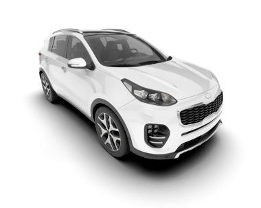 gerçekçi modern araba. 3d oluşturma.