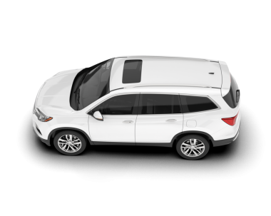 Modern SUV arabası. 3d oluşturma