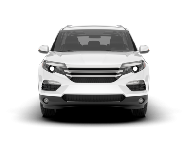 araba beyaz arkaplanda izole edildi