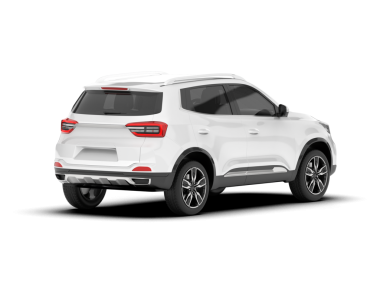 Modern beyaz aile arabası - SUV