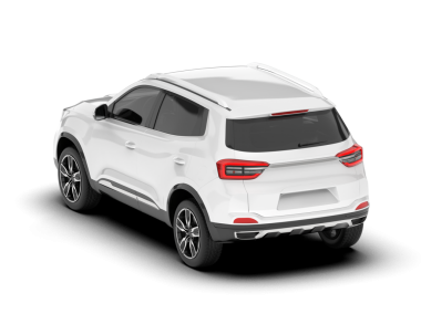 SUV vagonu arka planda izole edildi