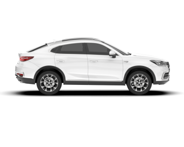 modern SUv beyaz arkaplanda izole edildi