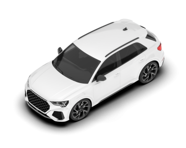 modern beyaz lüks sedan siyah arka planda izole edilmiş gölgeli