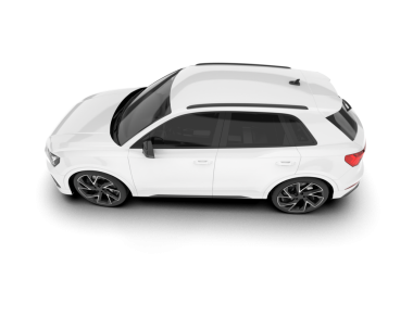 modern lüks araba beyaz izole