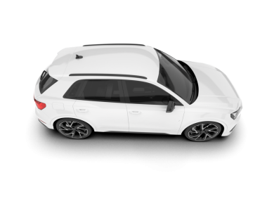 beyaz araba beyaz zemin üzerine izole