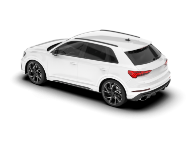 beyaz arkaplanda modern araba