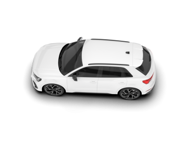 beyaz arkaplanda modern araba