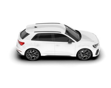 Beyaz arka planda modern bir araba. 3d illüstrasyon