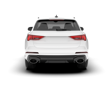 beyaz modern SUV arabası