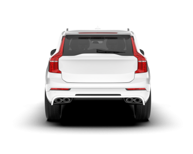 Beyaz arka planda izole edilmiş modern beyaz araba. 3d oluşturma.