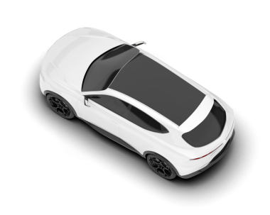 beyaz arka planda modern araba 3 boyutlu görüntüleme