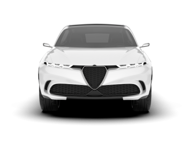 Modern araba izole edilmiş. 3d oluşturma