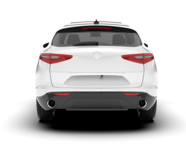 Gerçekçi araba beyaz üzerine izole