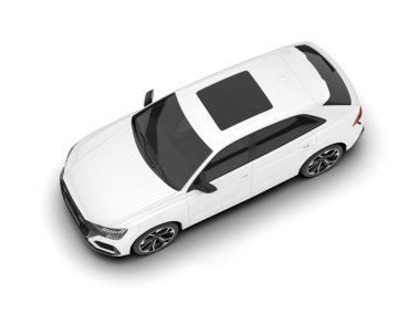 Modern araba. 3d oluşturma