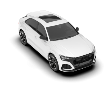 Gerçekçi bir araba. 3 boyutlu illüstrasyon. 3d illüstrasyon