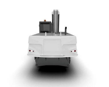 Beyaz arka planda beyaz bir teknenin 3 boyutlu tasviri