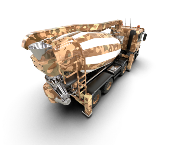 Bir askeri geminin 3 cg görüntüsü