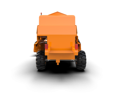 turuncu oyuncak araba beyaz arka planda