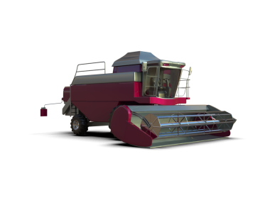 Siyah arka planda uzun tekerlekleri olan kırmızı vintage bir kamyon.