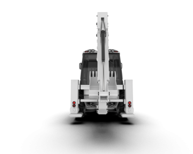 Beyaz arka planda siyah bir uçağın 3 boyutlu görüntüsü