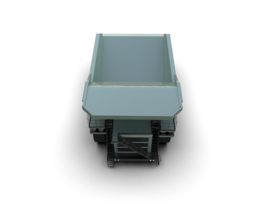 Koyu siyah arka planda izole edilmiş 3 boyutlu küçük bir yatak.