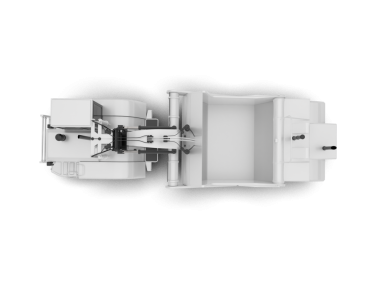 beyaz arka planlı modern elektrik motoru