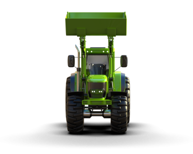 Beyaz arkaplanı olan yeşil çimlerin vektör çizimi