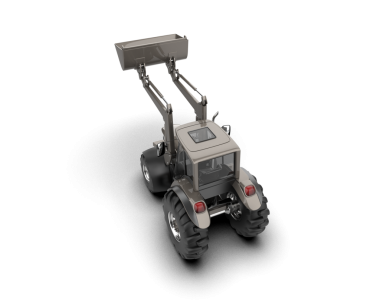 Beyaz arkaplanda izole edilmiş 3 boyutlu robot görüntüsü