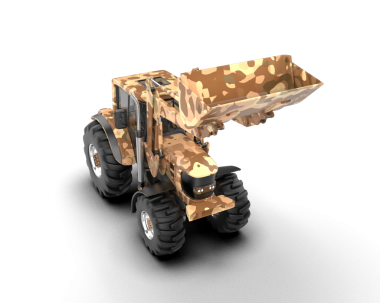 Cesedi taşıyan askeri araç.