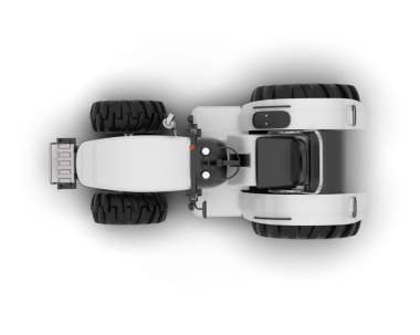 beyaz arka planda izole edilmiş modern beyaz scooter 3 boyutlu görüntüleme