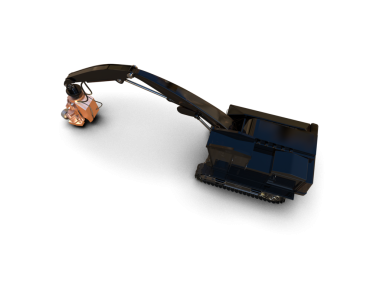 Bilim-kurgu robot asker ile birlikte. Askeri gelecekçi robot. Meka askeri pilot tarafından kontrol ediliyor.