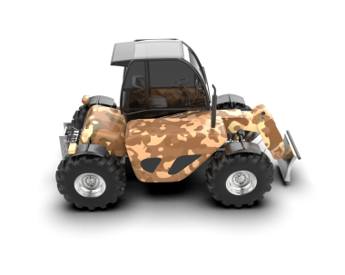 Stüdyo ortamında daha az genel bir konsept arabanın 3 boyutlu çizimi