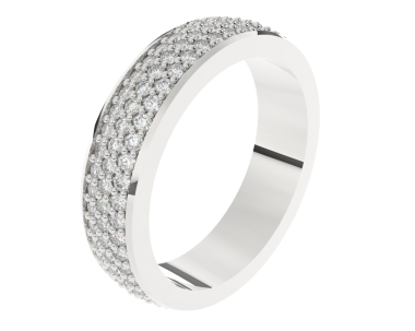 Elmas alyans ve beyaz elmas izole.