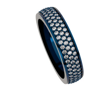 Siyah arkaplanda 3 boyutlu görüntü izole edildi