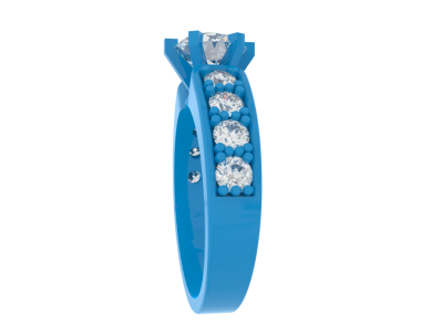 elmaslı mavi bilezik