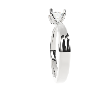 modern gümüş bilezik kesme yolu ile beyaz izole