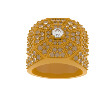 Beyaz arka planda altın mücevherler