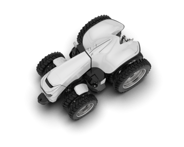 Beyaz bir arka planda beyaz araba