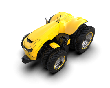 Beyaz arkaplanda izole edilmiş sarı jenerik 3D görüntüleme